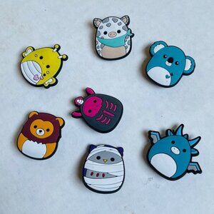 Shoes Charms Assorted 7 Pieces Accessories  Blue Gray